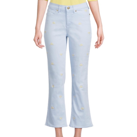 Lilly Pulitzer Denim - Lilly Pulitzer Annet High Rise Crop Jeans size 12